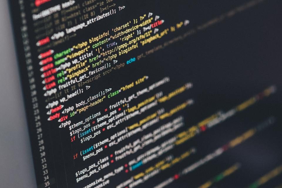 Illustrative photograph of coding Programming